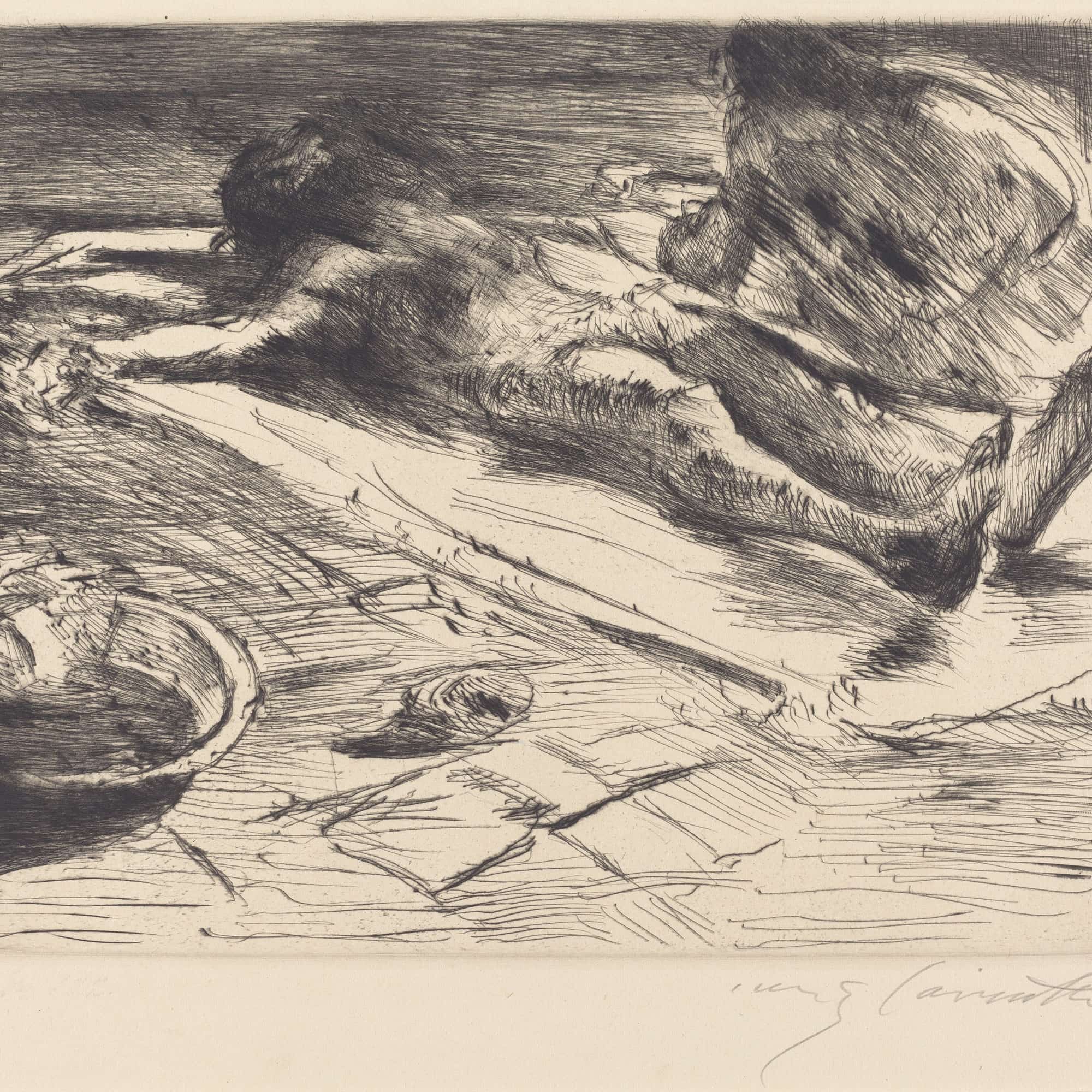 Pieta by Lovis Corinth