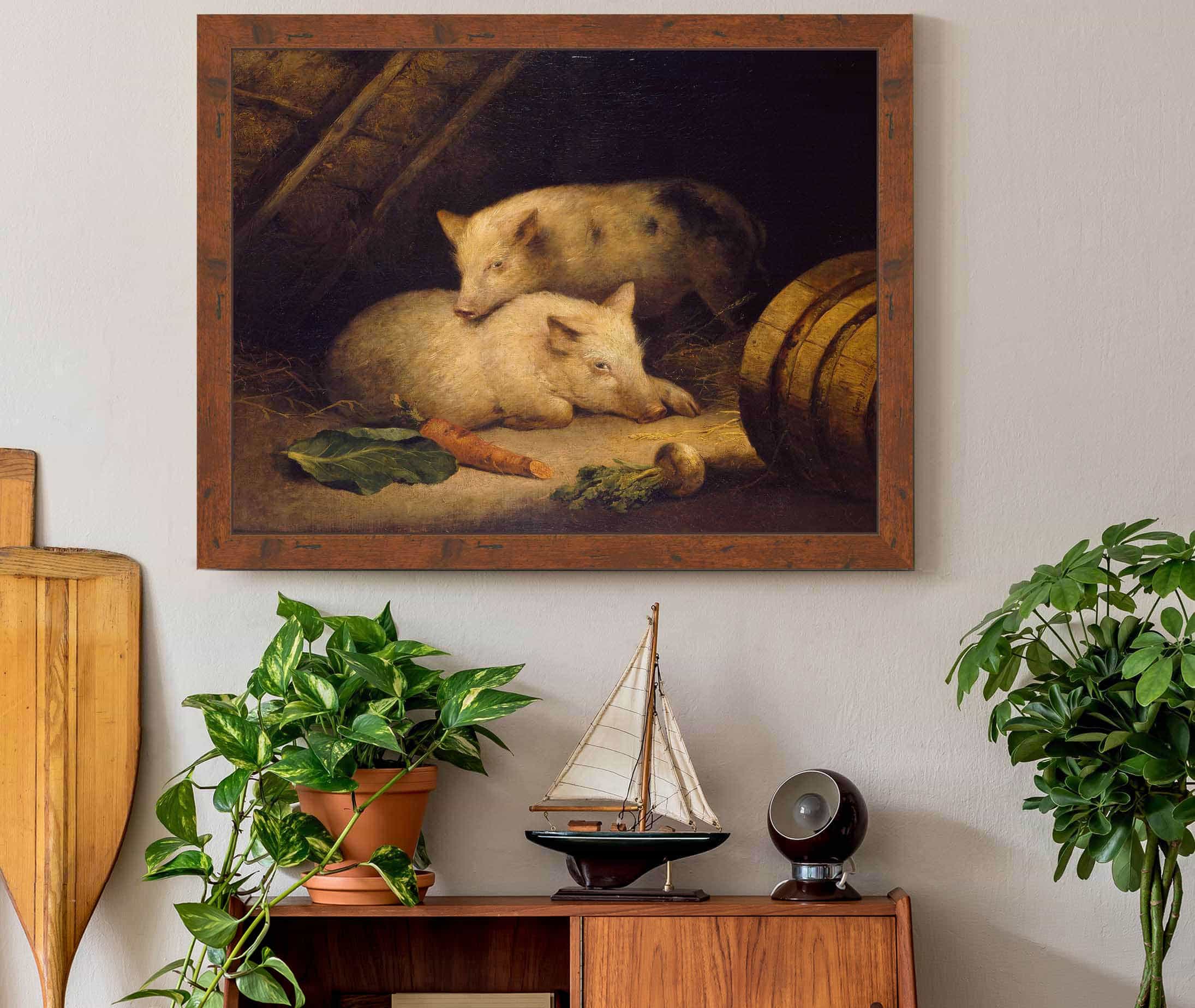 Pigs by George Morland