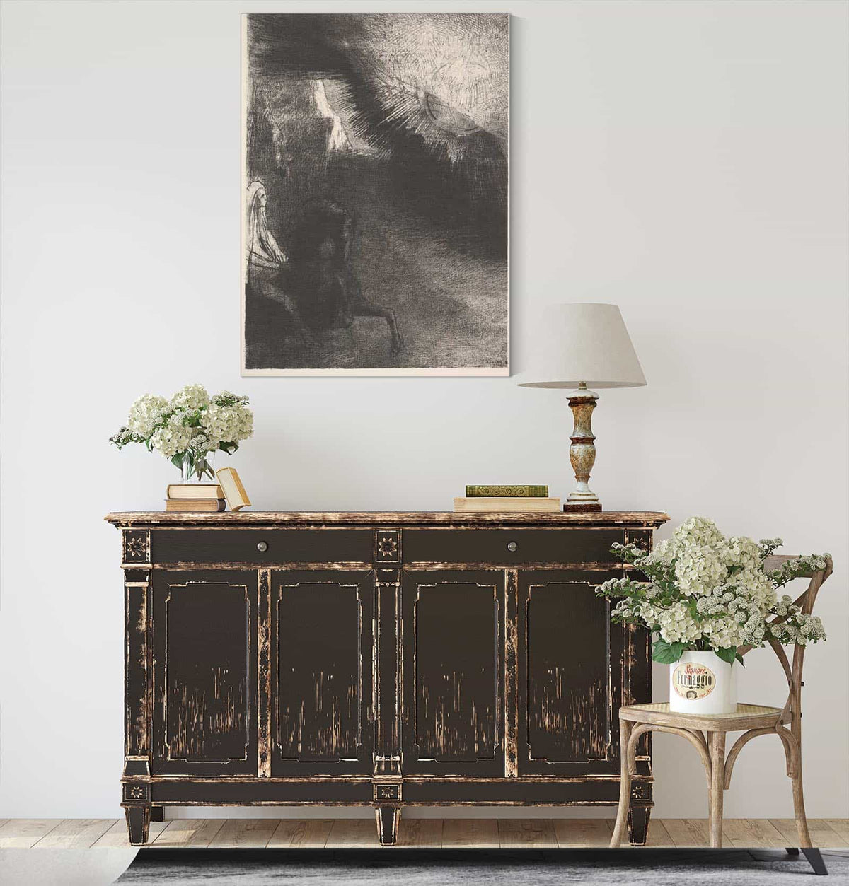 Pilgrim From A Sublunar World by Odilon Redon