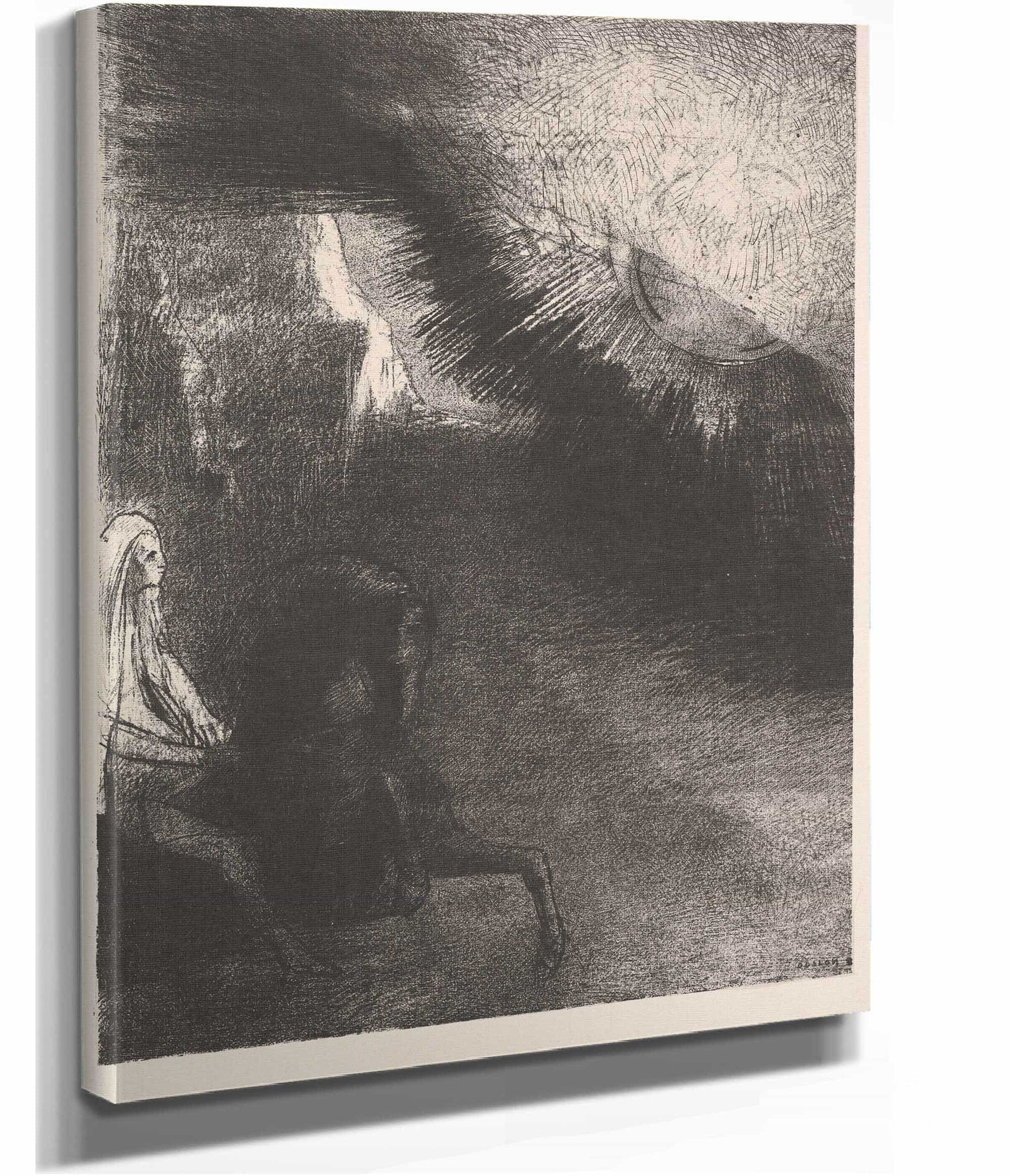 Pilgrim From A Sublunar World by Odilon Redon