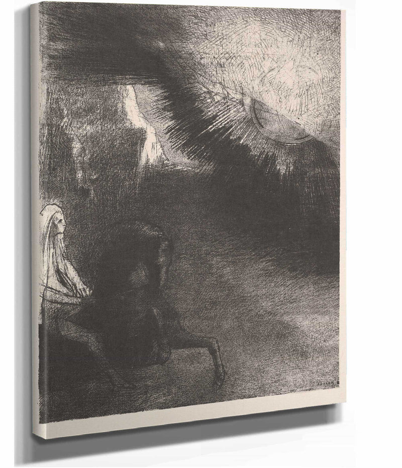 Pilgrim From A Sublunar World by Odilon Redon