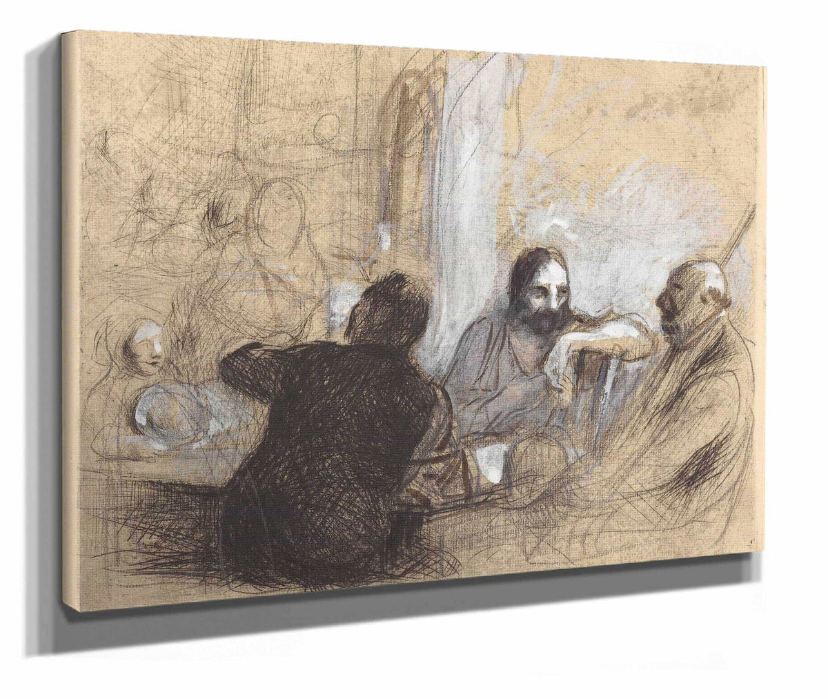 Pilgrims At Emmaus by Jean Louis Forain