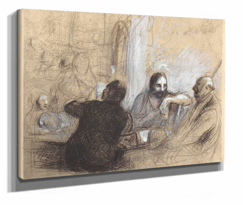 Pilgrims At Emmaus by Jean Louis Forain