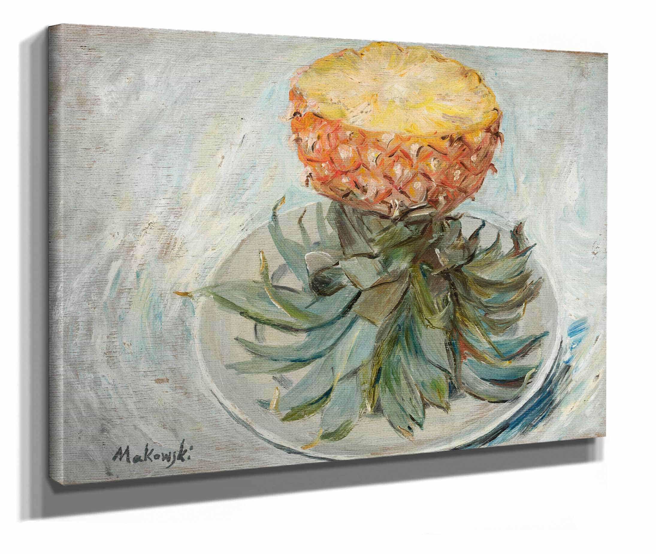 Pineapple On A Plate by Tadeusz Makowski
