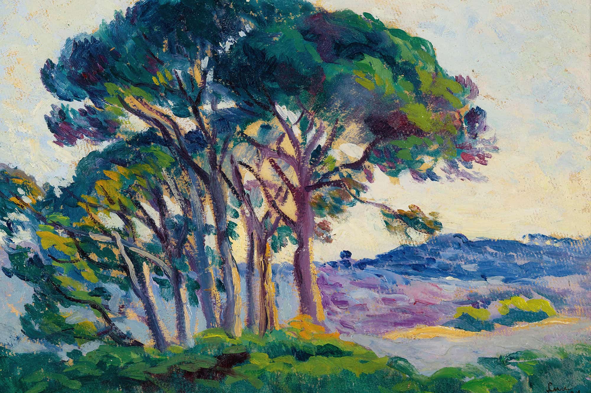 Pins Aux Cannebiers by Maximilien Luce