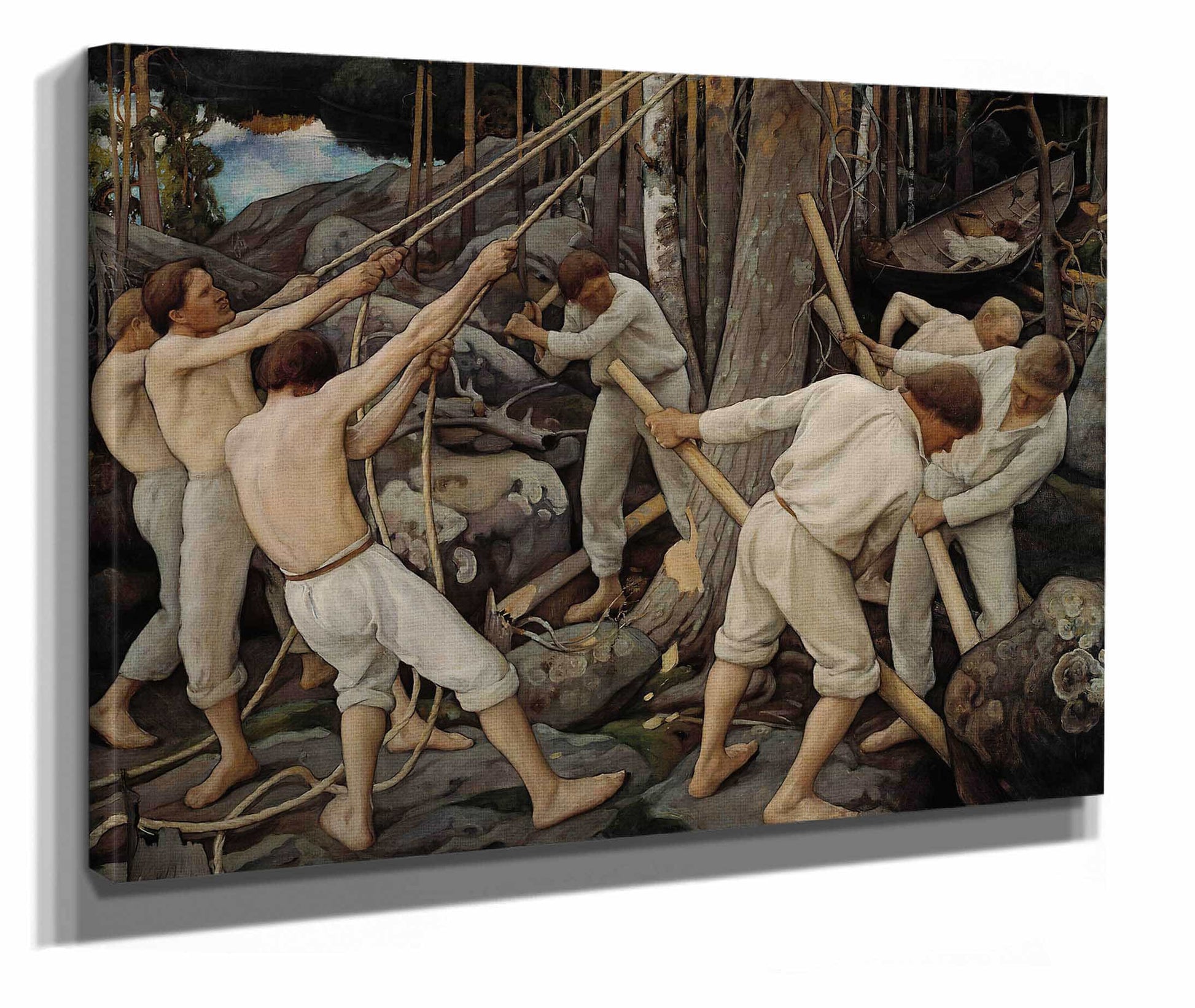 Pioneers In Karelia by Pekka Halonen