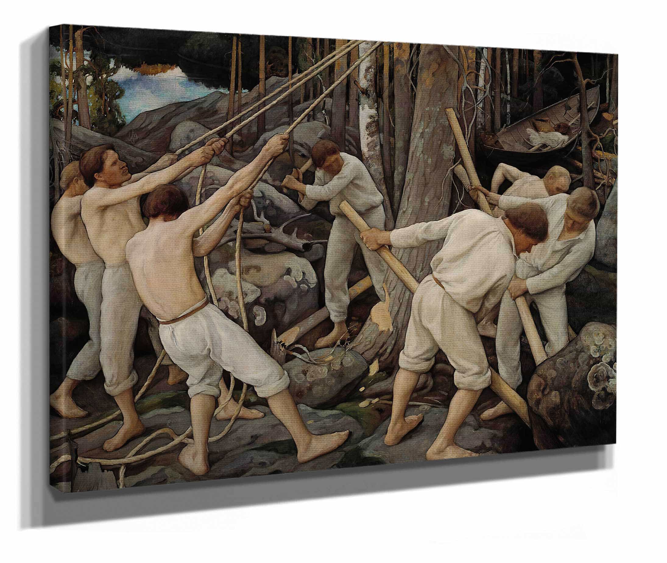 Pioneers In Karelia by Pekka Halonen