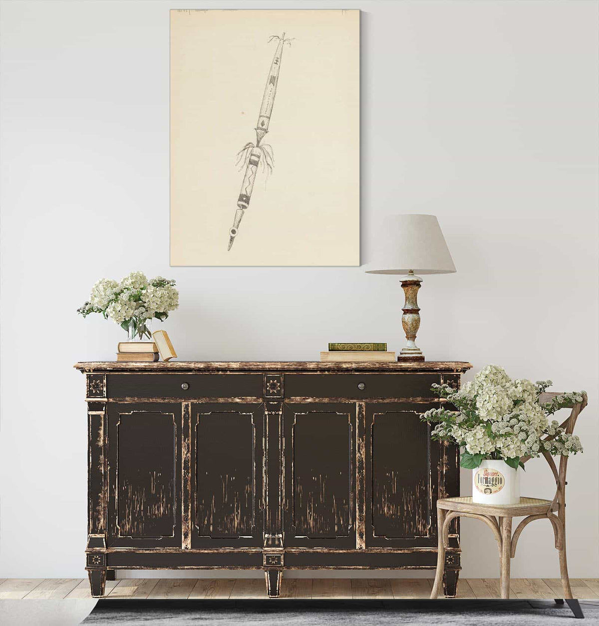 Pipe Illustration From The Song Of Hiawatha by Frederic Remington