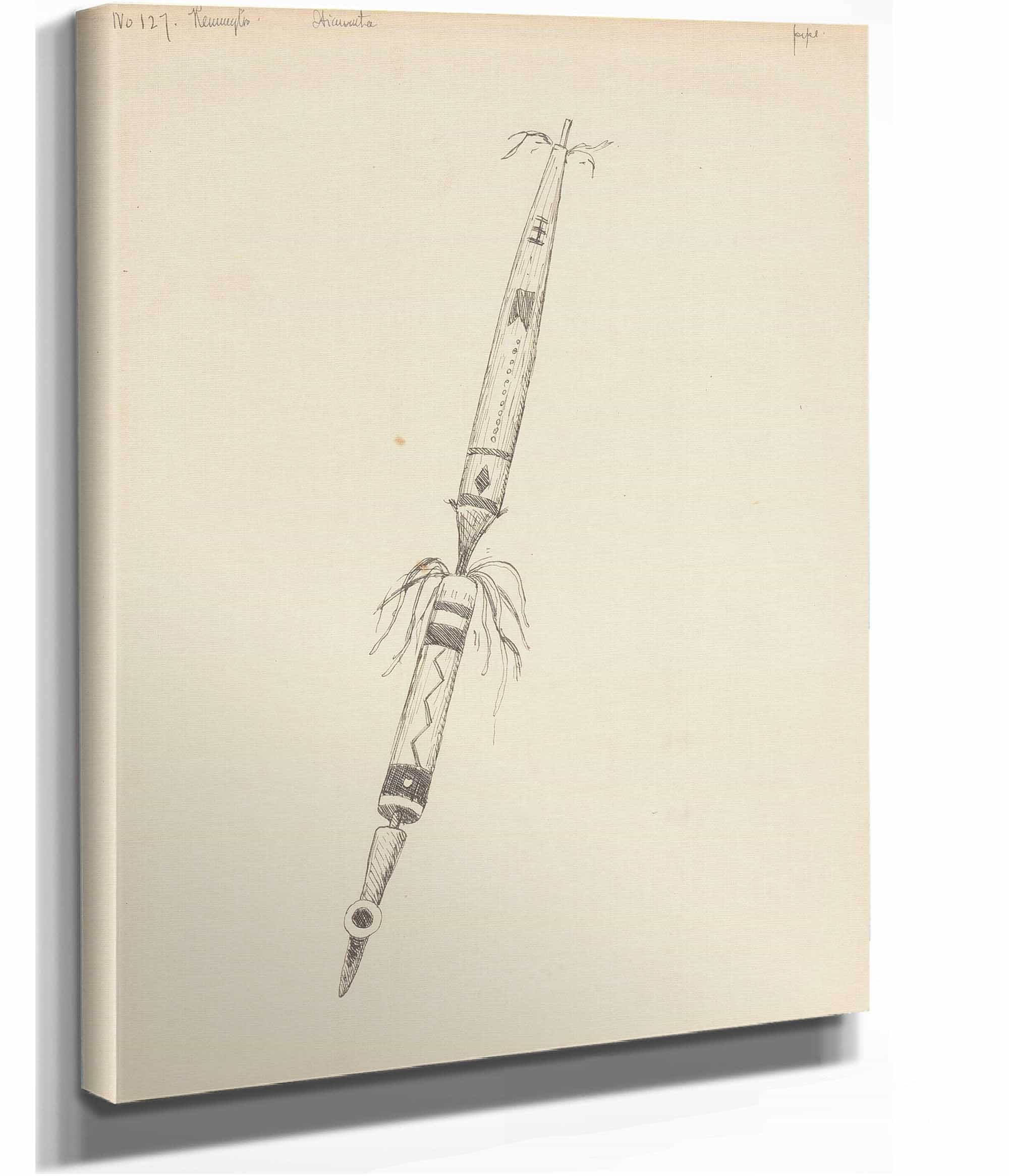 Pipe Illustration From The Song Of Hiawatha by Frederic Remington