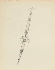 Pipe Illustration From The Song Of Hiawatha by Frederic Remington