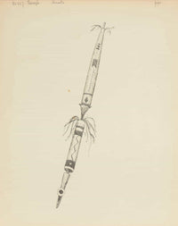 Pipe Illustration From The Song Of Hiawatha by Frederic Remington