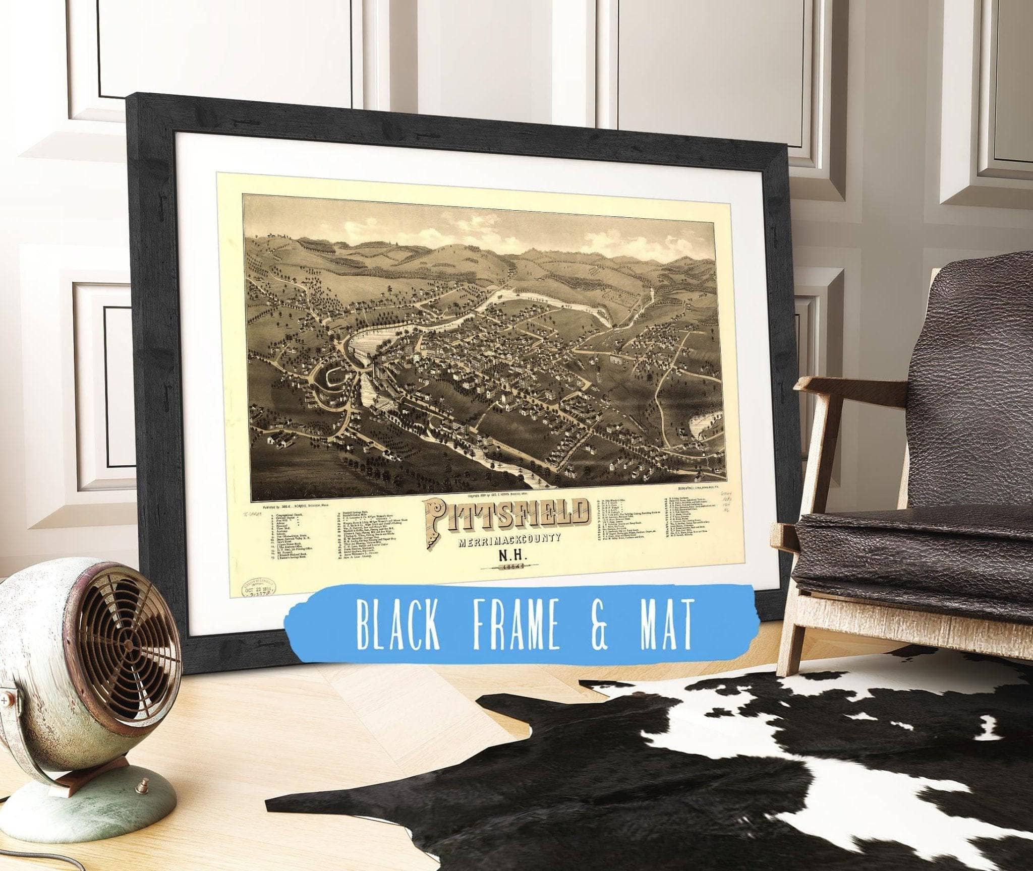 Pittsfield Merrimackcounty Nh 1884 State of New Hampshire
