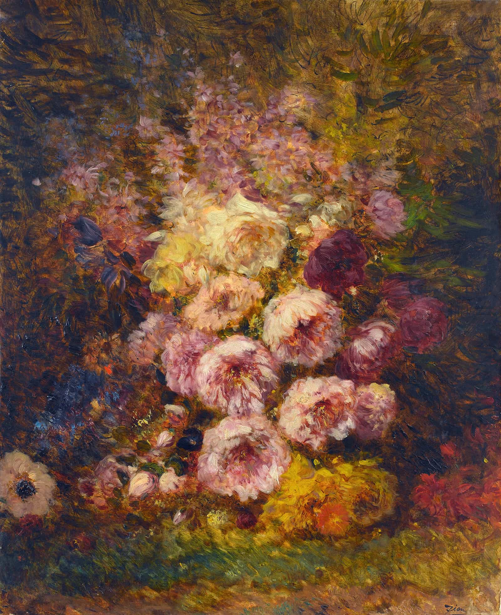 Pivoines by Felix Ziem