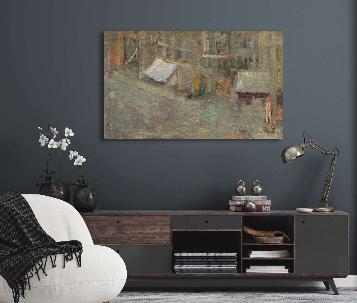 Place De Thernes In Paris by Olga Boznanska