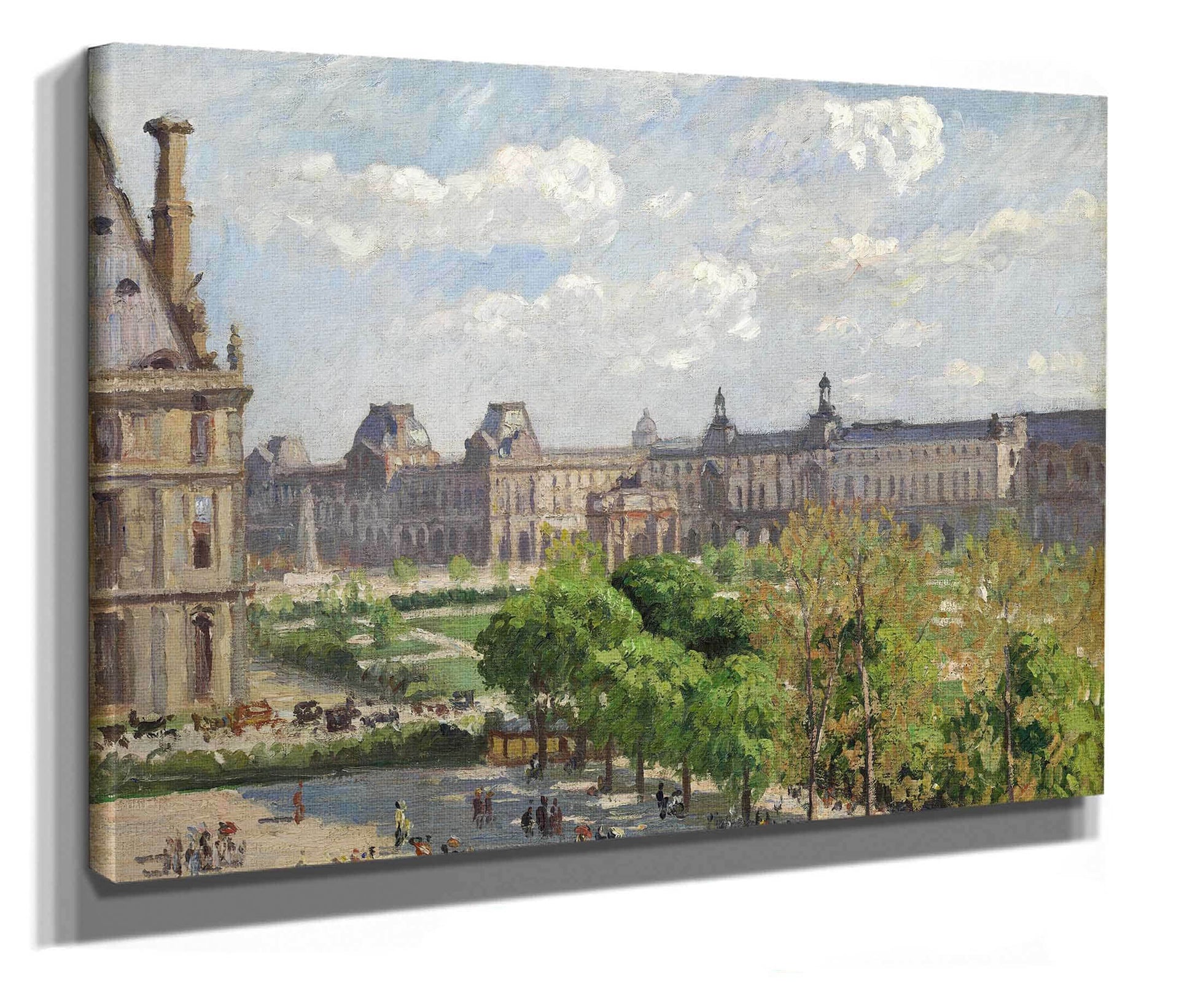 Place Du Carrouselparis by Camille Pissarro