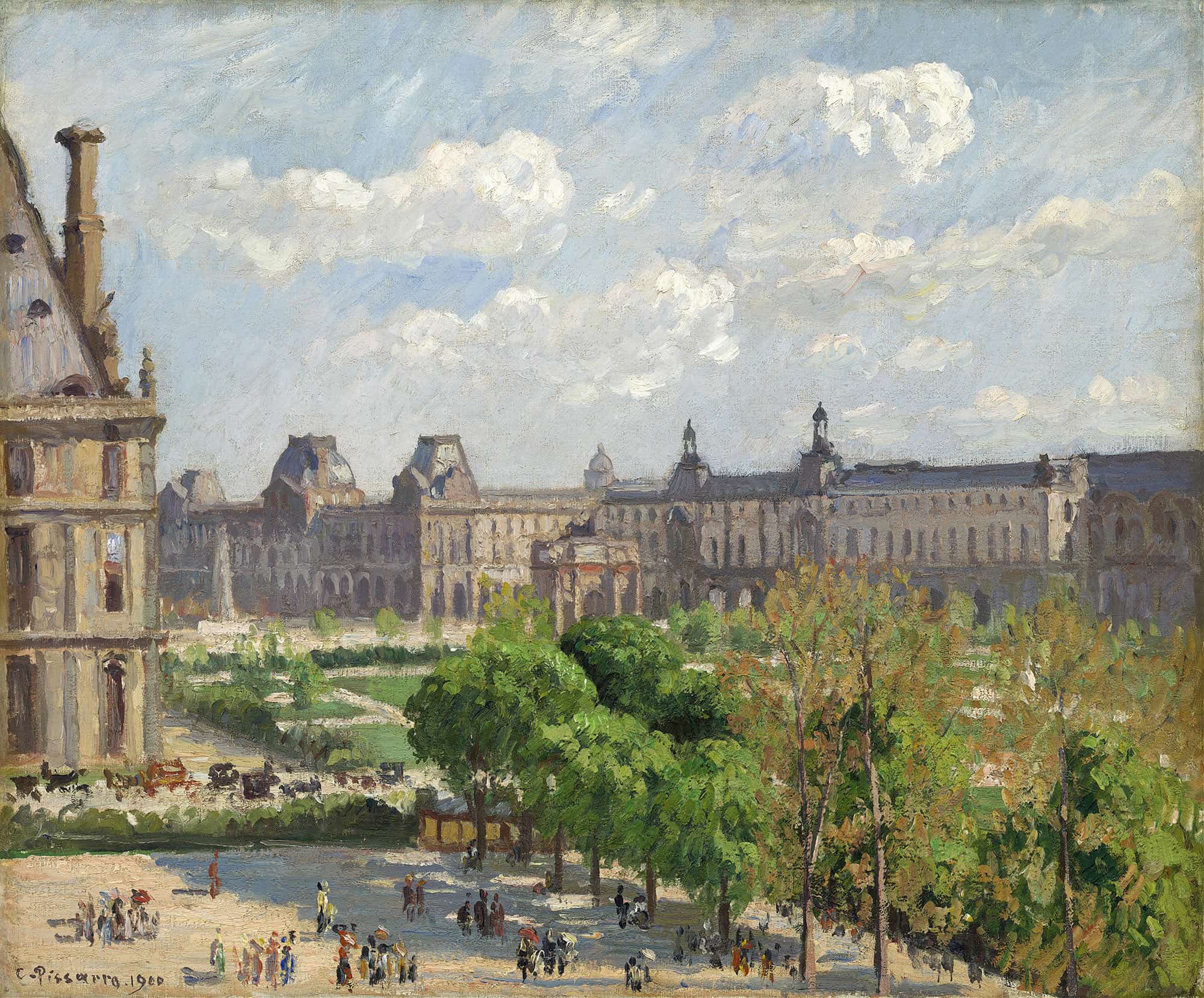 Place Du Carrouselparis by Camille Pissarro