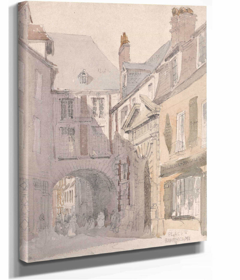 Place St Barthelemy Rouen by David Cox