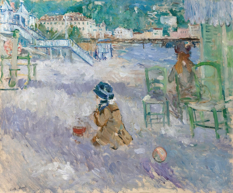 Plage De Nice by Berthe Morisot