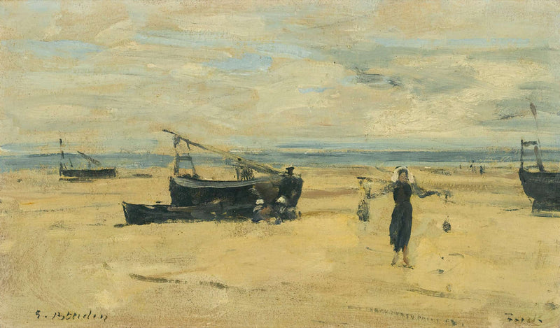 Plages Echouees by Eugene Boudin