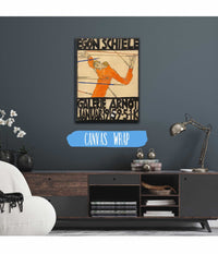 Plakat Der Schiele Ausstellung In Der Galerie Arnot by Egon Schiele