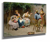 Plauderei by Eugen Von Blaas