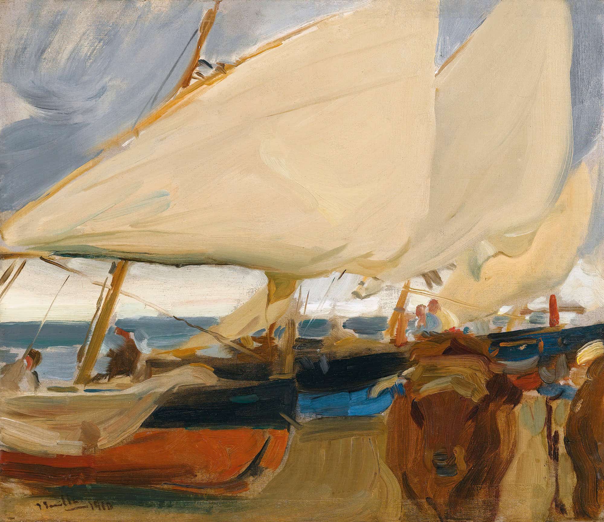 Playa De Valencia by Joaquin Sorolla