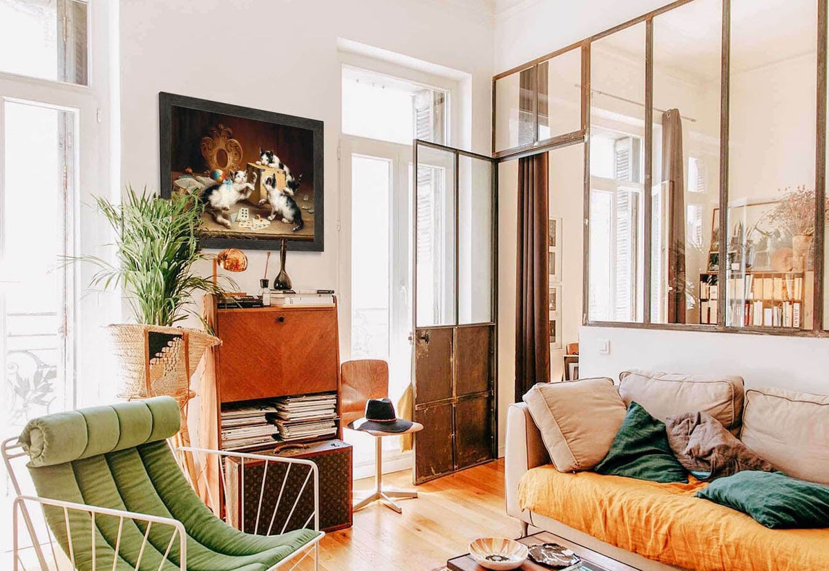 Playful Kittens by Carl Reichert