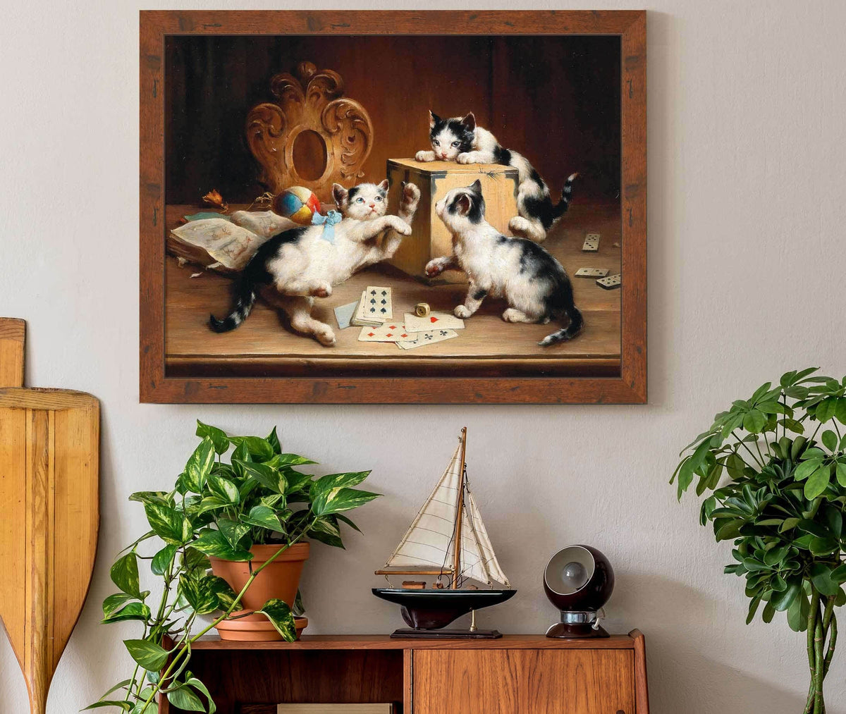 Playful Kittens by Carl Reichert