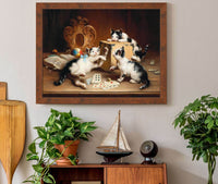 Playful Kittens by Carl Reichert