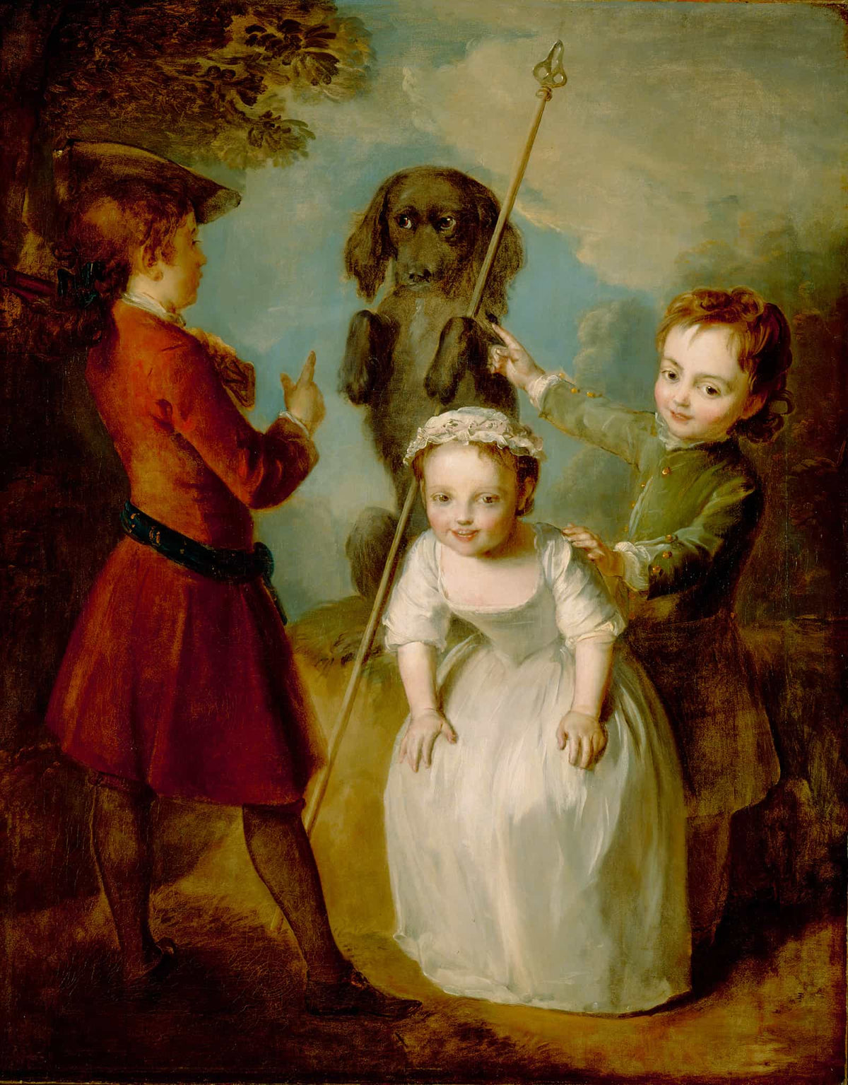 Playing Soldier by Philippe Mercier