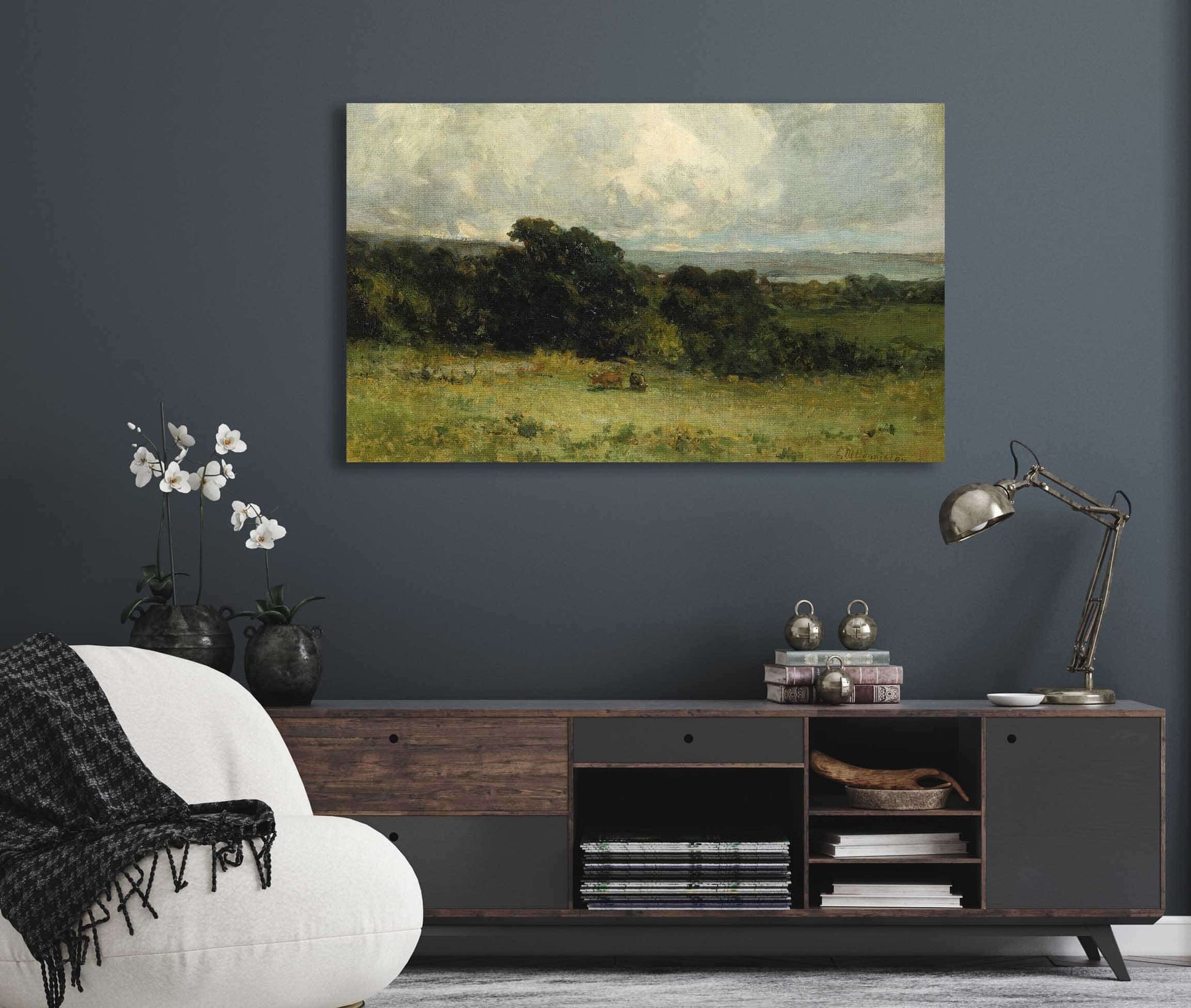 Pleasant Pastures by Edward Mitchell Bannister