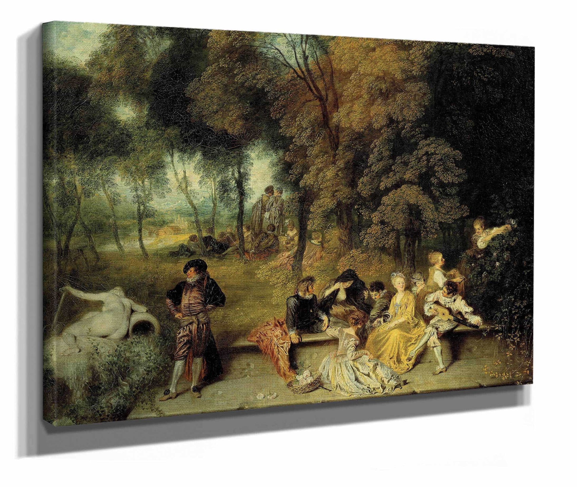 Pleasures Of Love by Jean Antoine Watteau