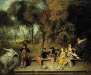 Pleasures Of Love by Jean Antoine Watteau