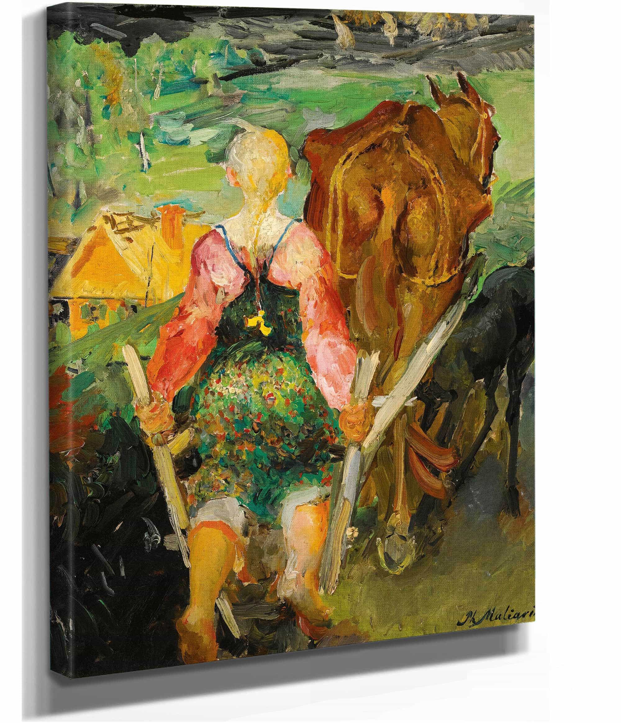 Ploughing by Filipp Malyavin