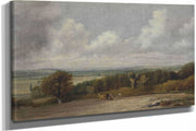 Ploughing Scene In Suffolk by John Constable