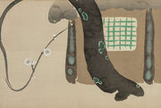 Plum By The Eaves Nokiba No Ume by Kamisaka Sekka