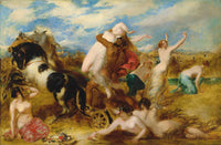 Pluto Carrying Off Proserpine by William Etty
