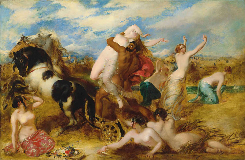 Pluto Carrying Off Proserpine by William Etty