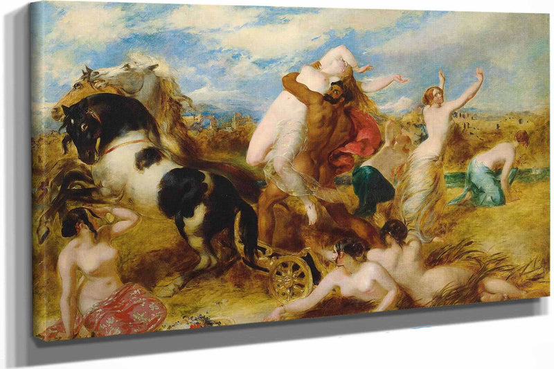 Pluto Carrying Off Proserpine by William Etty