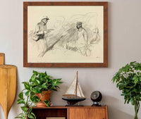 Poilu Acknowledging German Soldier Probably by Jean Louis Forain