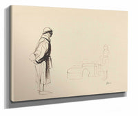 Poilu And Nurse by Jean Louis Forain