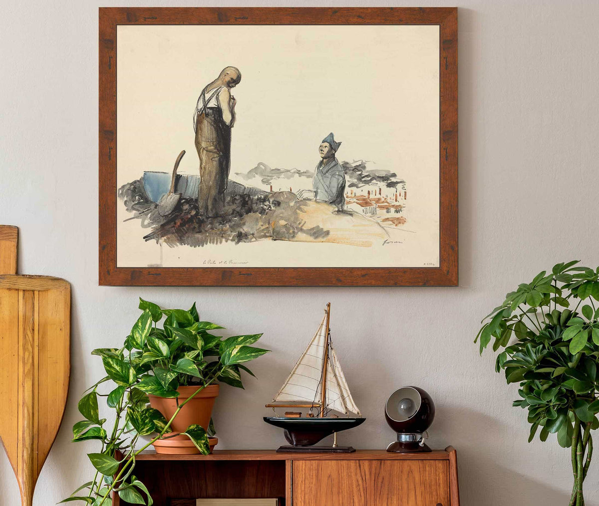 Poilu And Prisoner by Jean Louis Forain