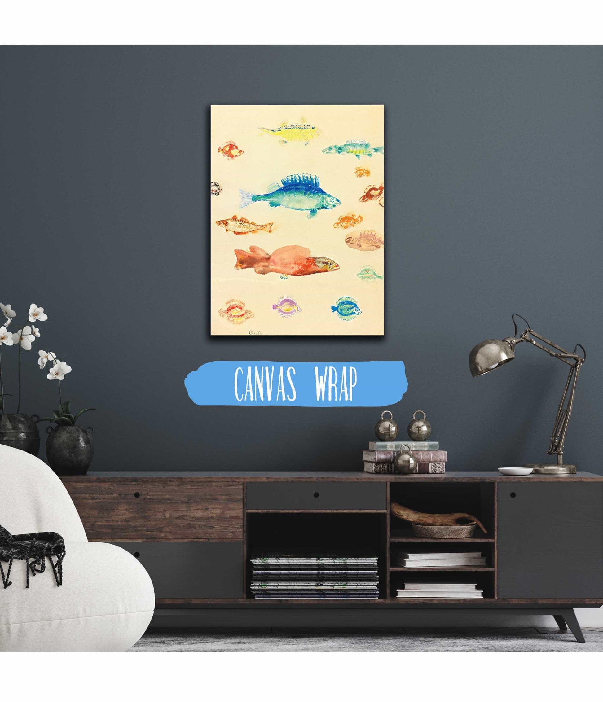 Poissons by Odilon Redon