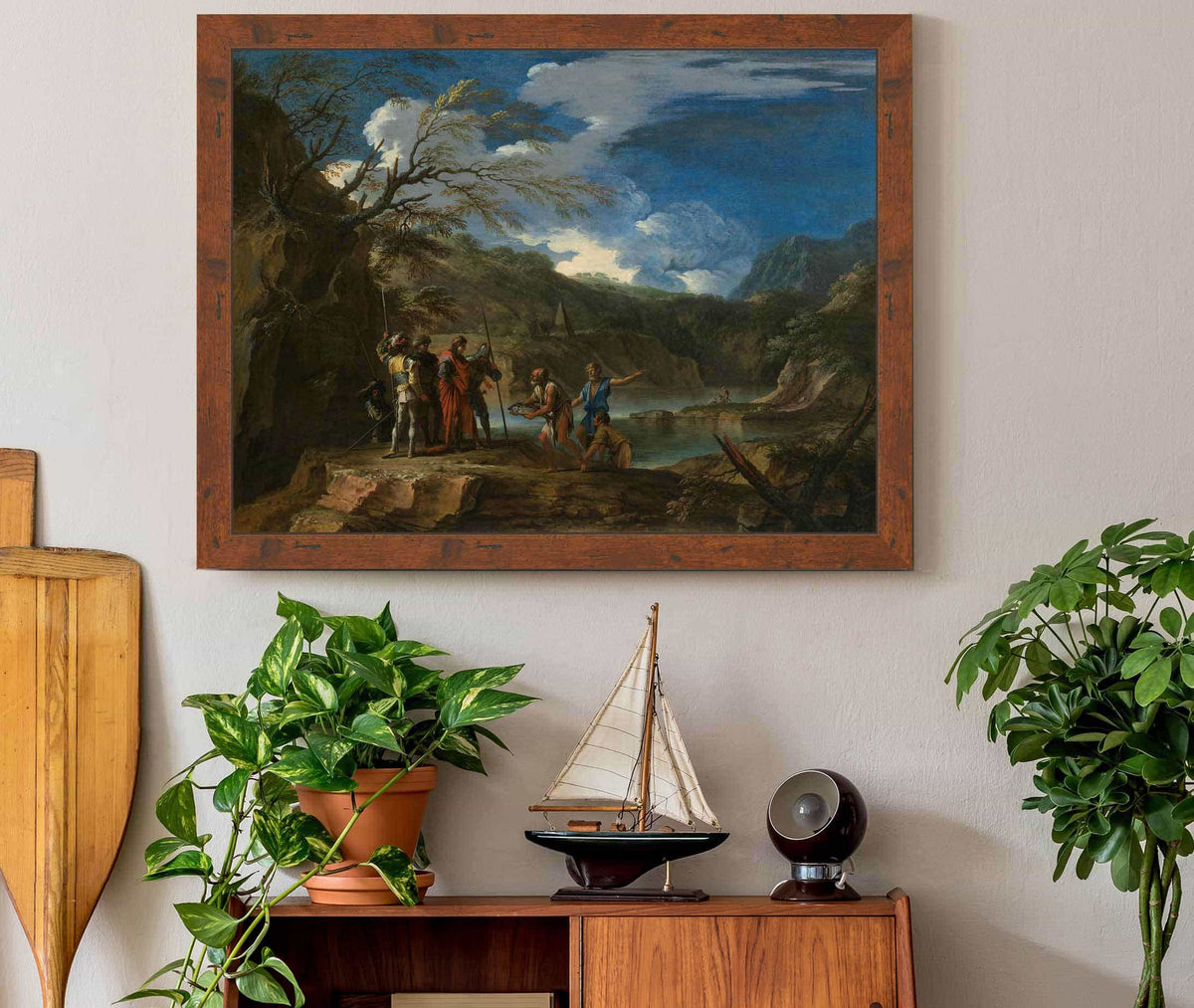 Polycrates And The Fisherman by Salvator Rosa