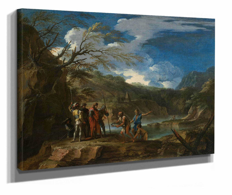Polycrates And The Fisherman by Salvator Rosa