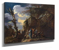 Polycrates Crucifixion by Salvator Rosa