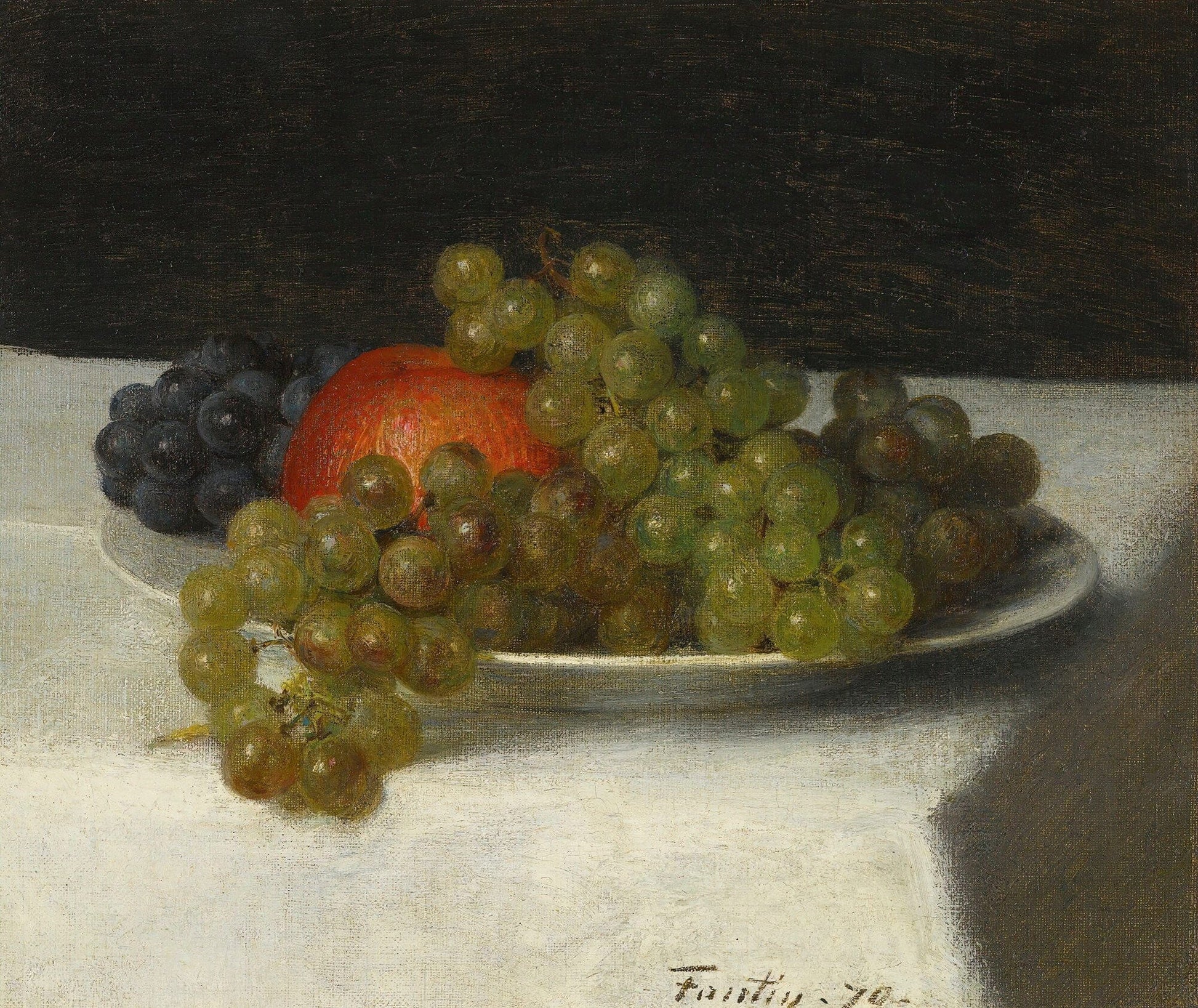 Pommes Et Raisins by Henri Fantin Latour