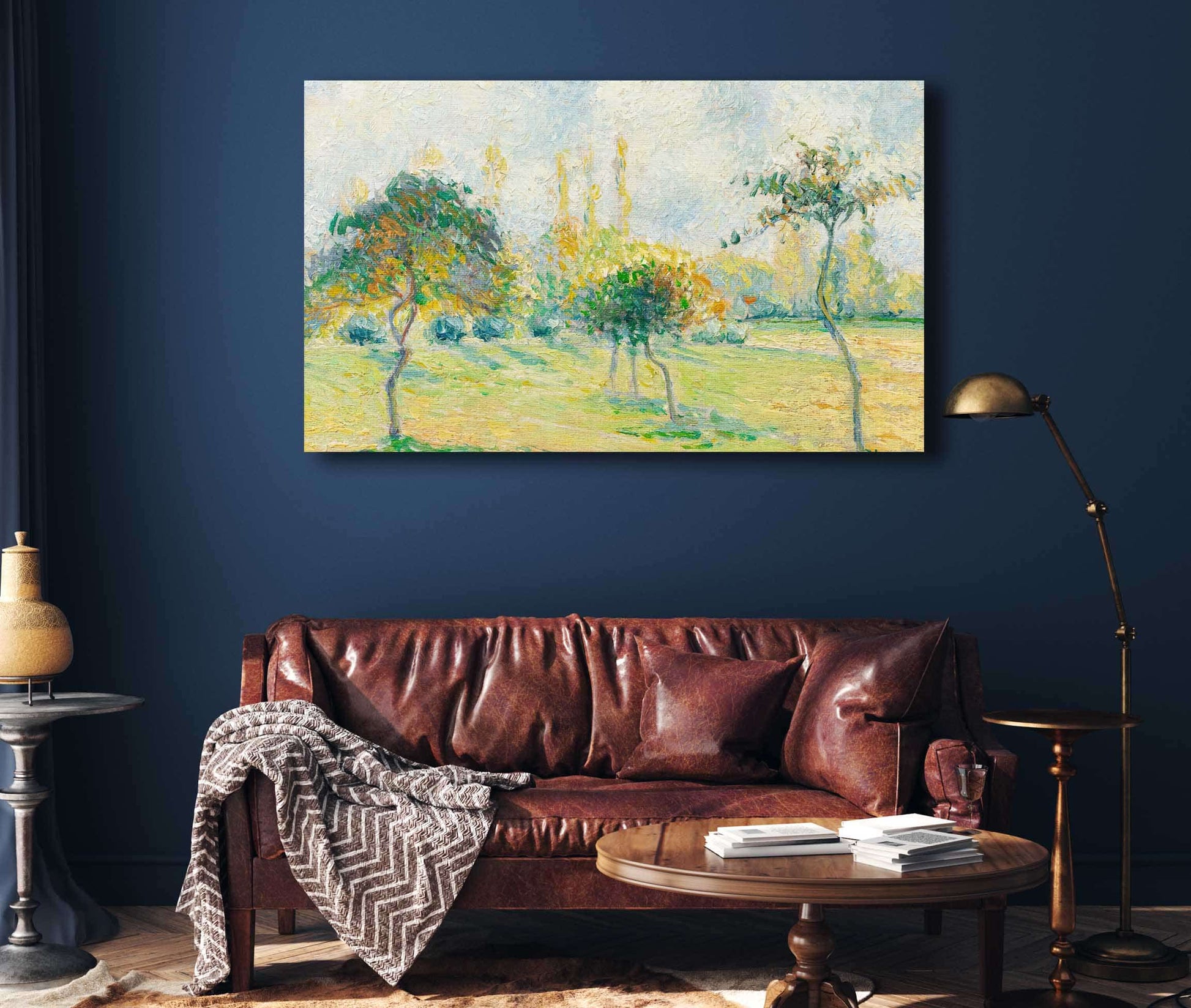 Pommiers Effet Dautomne by Camille Pissarro