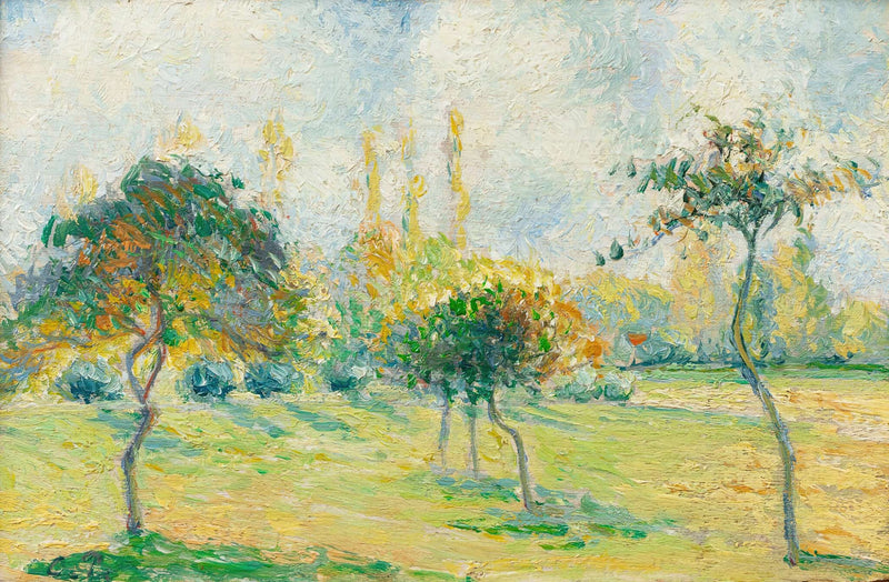 Pommiers Effet Dautomne by Camille Pissarro
