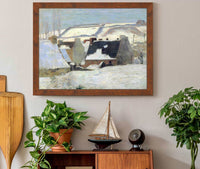 Pont Aven Sous La Neige Ou Effet De Neige by Paul Gauguin